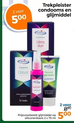 Trekpleister Trekpleister condooms en glijmiddel aanbieding