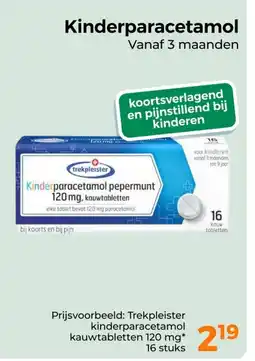 Trekpleister Kinderparacetamol aanbieding