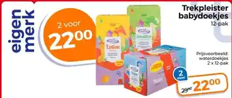 Trekpleister Trekpleister babydoekjes aanbieding