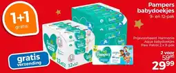Trekpleister Pampers babydoekjes aanbieding