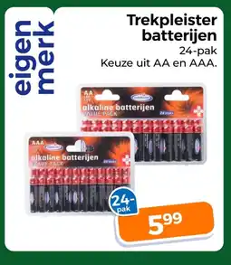 Trekpleister Trekpleister batterijen aanbieding