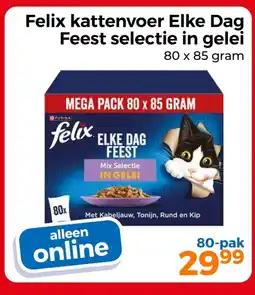 Trekpleister Felix kattenvoer Elke Dag Feest selectie in gelei aanbieding