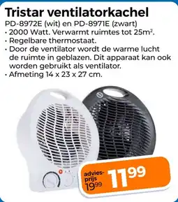 Trekpleister Tristar ventilatorkachel aanbieding