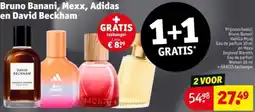 Kruidvat Bruno Banani, Mexx, Adidas en David Beckham aanbieding