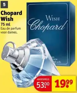 Kruidvat Chopard Wish aanbieding