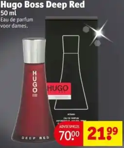 Kruidvat Hugo Boss Deep Red aanbieding