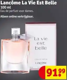 Kruidvat Lancôme La Vie Est Belle aanbieding