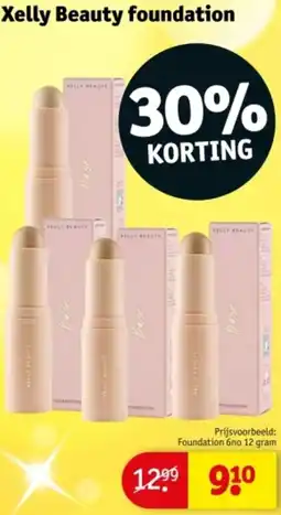 Kruidvat Xelly Beauty foundation aanbieding