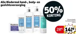 Kruidvat Alle Biodermal hand, body en gezichtsverzorging aanbieding
