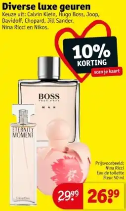 Kruidvat Diverse luxe geuren aanbieding