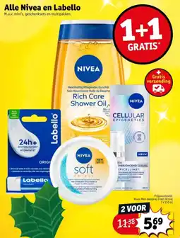 Kruidvat Alle Nivea en Labello aanbieding