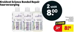 Kruidvat Kruidvat Science Bonded Repair haarverzorging aanbieding