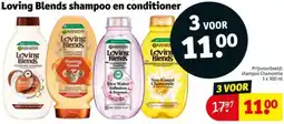 Kruidvat Loving Blends shampoo en conditioner aanbieding