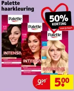 Kruidvat Palette haarkleuring aanbieding