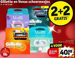 Kruidvat Gillette en Venus scheermesjes aanbieding