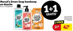 Kruidvat Marcel's Green Soap handzeep en douche aanbieding