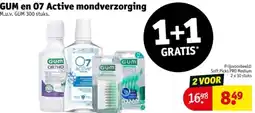 Kruidvat GUM en 07 Active mondverzorging aanbieding