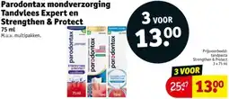 Kruidvat Parodontax mondverzorging Tandvlees Expert en Strengthen & Protect aanbieding