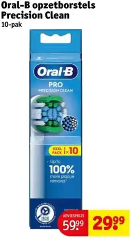 Kruidvat Oral-B opzetborstels Precision Clean aanbieding