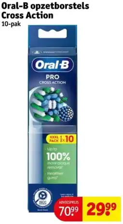 Kruidvat Oral-B opzetborstels Cross Action aanbieding
