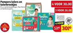 Kruidvat Pampers luiers en luierbroekjes aanbieding