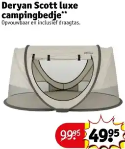 Kruidvat Deryan Scott Luxe campingbedje aanbieding