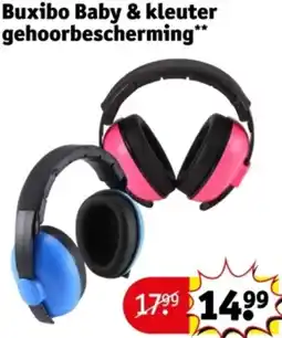 Kruidvat Buxibo Baby & kleuter gehoorbescherming aanbieding