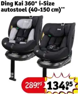 Kruidvat Ding Kai 360° i-Size autostoel aanbieding