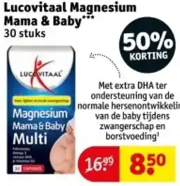 Kruidvat Lucovitaal Magnesium Mama & Baby aanbieding