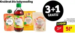Kruidvat Kruidvat bio babyvoeding aanbieding
