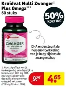Kruidvat Kruidvat Multi Zwanger¹ Plus Omega aanbieding