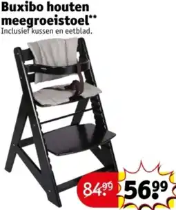 Kruidvat Buxibo houten meegroeistoel aanbieding