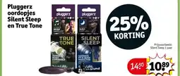 Kruidvat Pluggerz oordopjes Silent Sleep en True Tone aanbieding