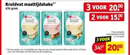 Kruidvat Kruidvat maaltijdshake aanbieding