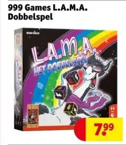 Kruidvat 999 Games L.A.M.A. Dobbelspel aanbieding