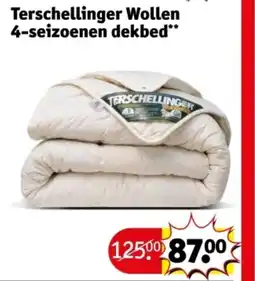 Kruidvat Terschellinger Wollen 4 seizoenen dekbed aanbieding