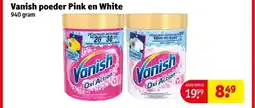 Kruidvat Vanish poeder Pink en White aanbieding