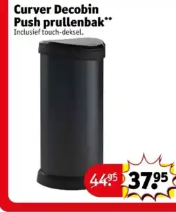 Kruidvat Curver Decobin Push prullenbak aanbieding