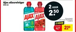 Kruidvat Ajax allesreiniger aanbieding