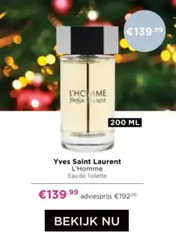 ICI Paris XL Yves Saint Laurent L'Homme aanbieding