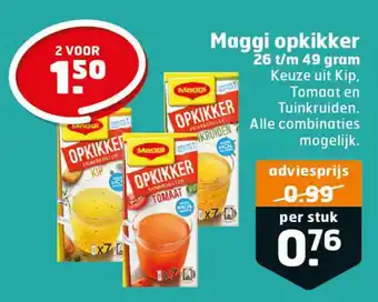 Trekpleister Maggi opkikker aanbieding