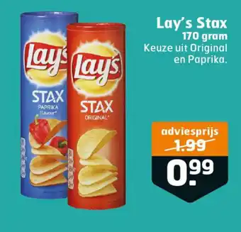 Trekpleister Lay's Stax aanbieding