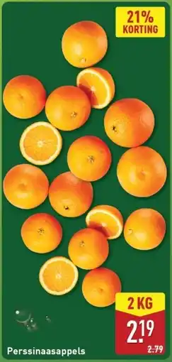 ALDI Perssinaasappels aanbieding