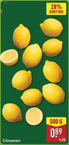 ALDI Citroenen aanbieding
