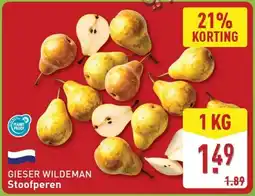 ALDI Gieser wildeman Stoofperen aanbieding