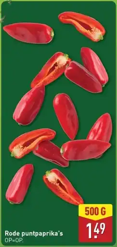 ALDI Rode puntpaprika's aanbieding