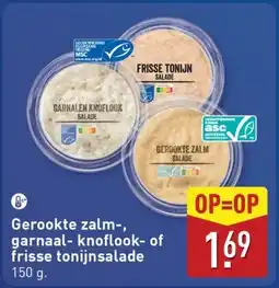 ALDI Gerookte zalm, garnaal-knoflook of frisse tonijnsalade aanbieding