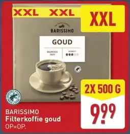 ALDI Barissimo Filterkoffie goud aanbieding