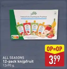 ALDI All seasons knijpfruit aanbieding