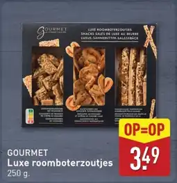 ALDI Gourmet Luxe roomboterzoutjes aanbieding